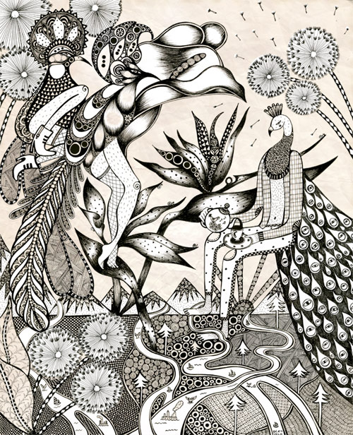 Vancouver based artist illustrator Ola Volo