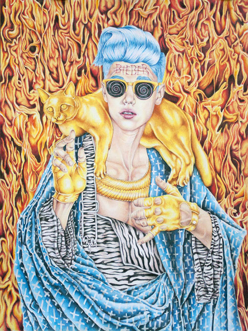 Drawings by artist Cahill Wessel