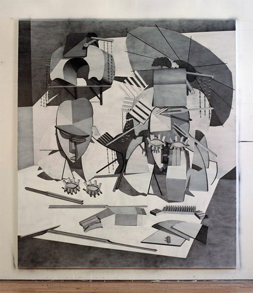 Paintings by artist Avery K. Singer