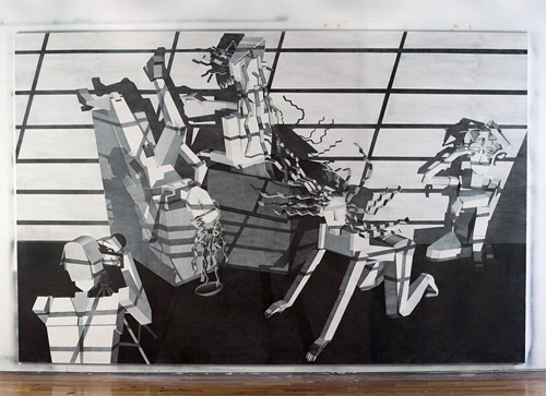 Paintings by artist Avery K. Singer