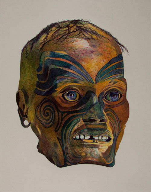 Ballpoint Pen Drawings by artist Boo Saville