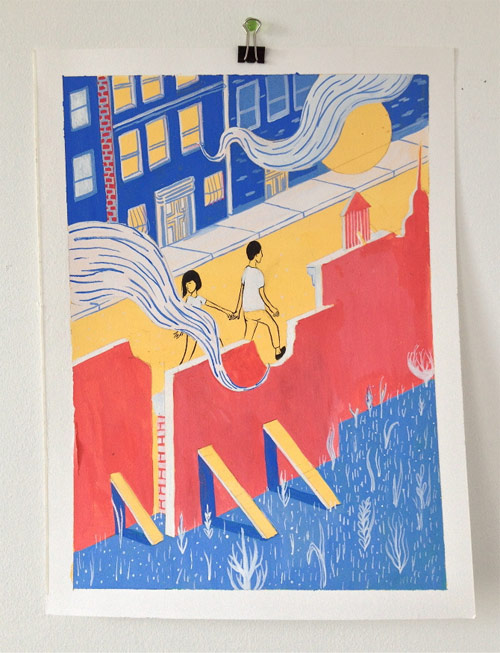 Artist illustrator Courtney Rose