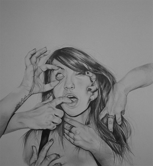 Drawings by artist Hannah Scott
