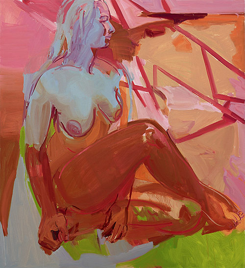 Artist painter Sarah Awad