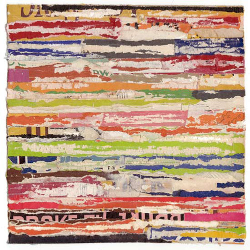 works by artist lisa hochstein made from salvaged paper