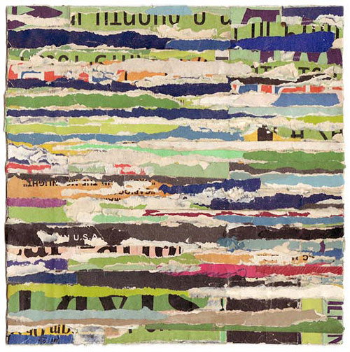 works by artist lisa hochstein made from salvaged paper