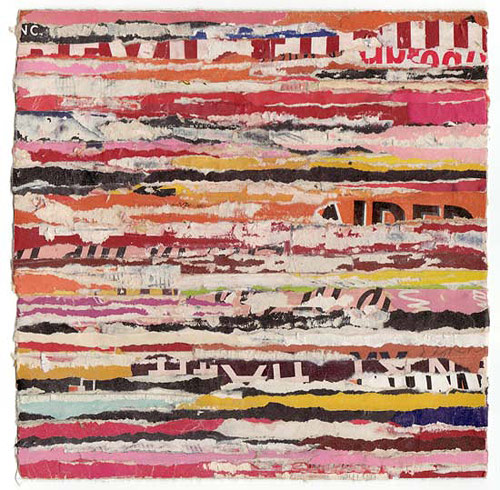 works by artist lisa hochstein made from salvaged paper