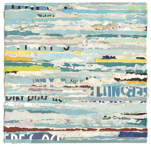 works by artist lisa hochstein made from salvaged paper