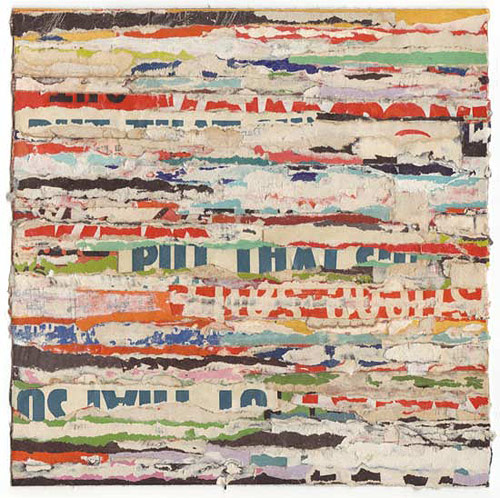 works by artist lisa hochstein made from salvaged paper