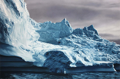 pastel drawings of greenland chasing light by artist zaria forman-forman_02