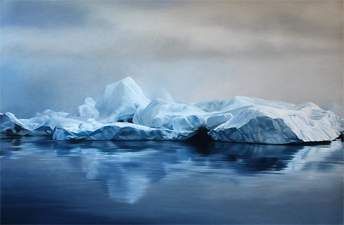 pastel drawings of greenland chasing light by artist zaria forman-forman_04