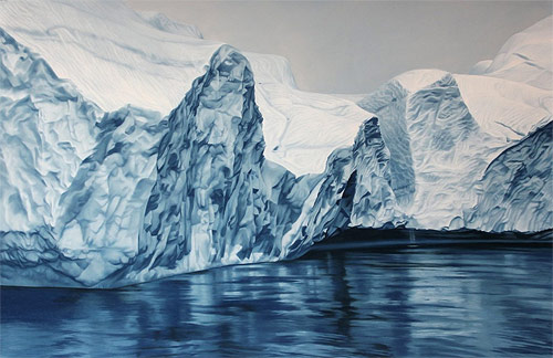 pastel drawings of greenland chasing light by artist zaria forman-forman_05