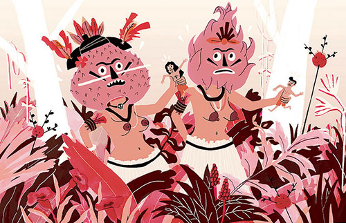 vintage inspired illustrations Astrid Ysk­out