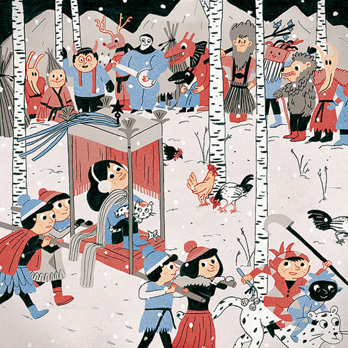 vintage inspired illustrations Astrid Ysk­out