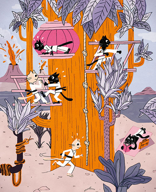 vintage inspired illustrations Astrid Ysk­out