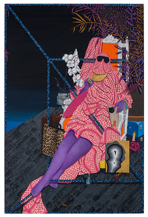 paintings by Amir H. Fallah