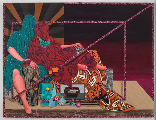 paintings by Amir H. Fallah