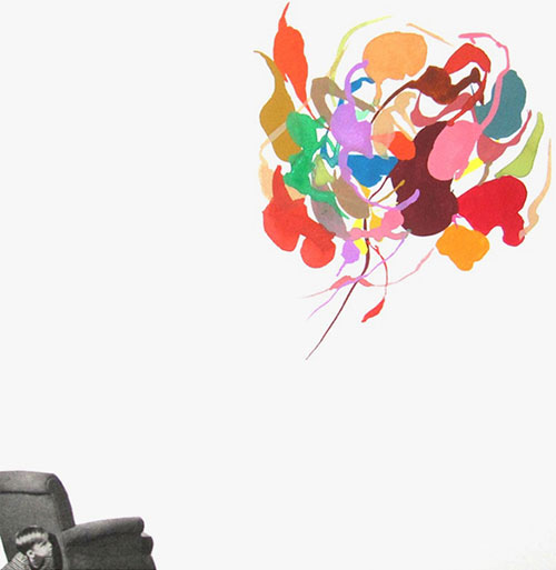 mixed media collage by san francisco artist Elizabeth Amento