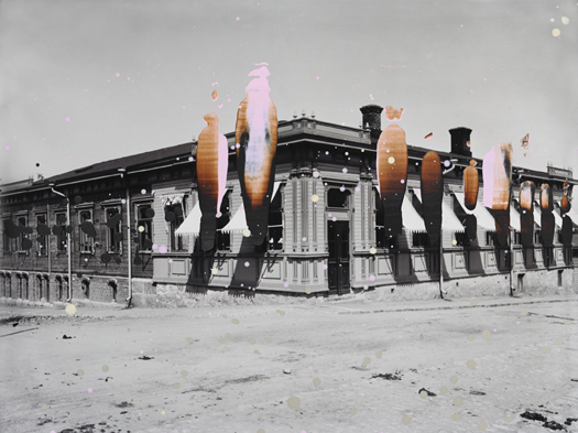 manipulated photographs by Nanna Hänninen