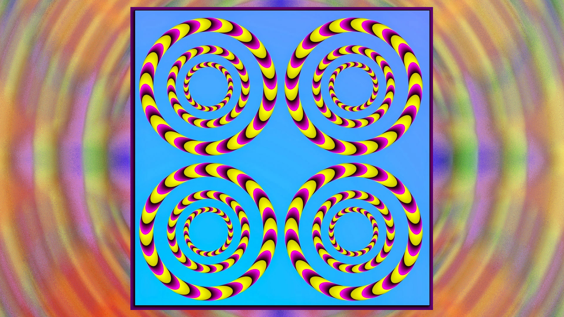 Почему глаза двигаются. Иллюзия зрения. Визуальные иллюзии. Движущиеся иллюзии. Цветная иллюзия.