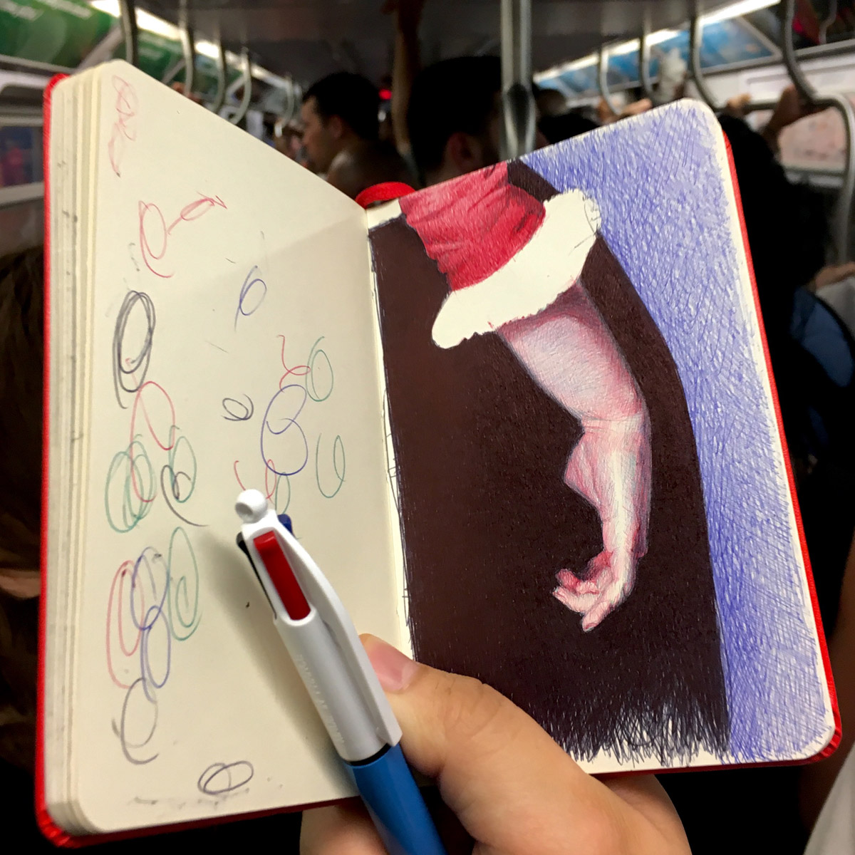 Incredible Ballpoint Pen Drawings by Artist Nicolas V. Sanchez