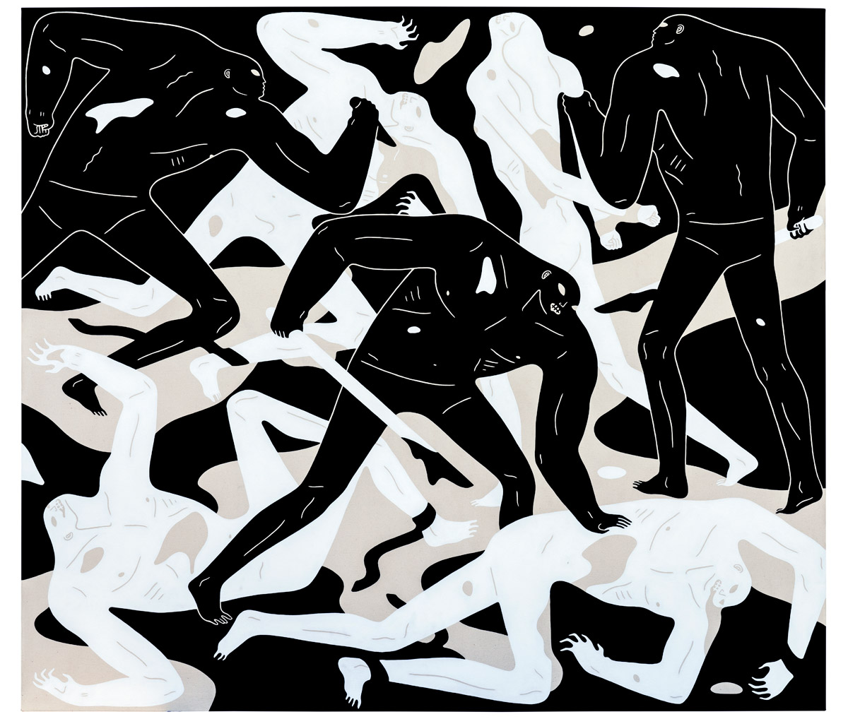 "The Shadow of Men" by Artist Cleon Peterson