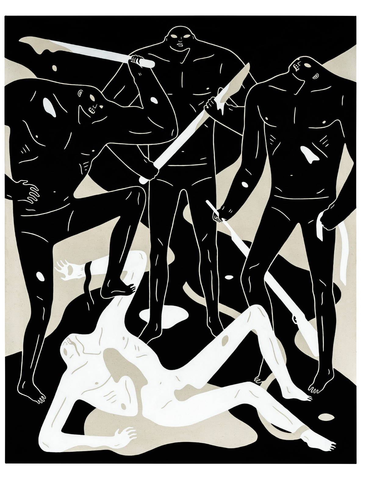 "The Shadow of Men" by Artist Cleon Peterson