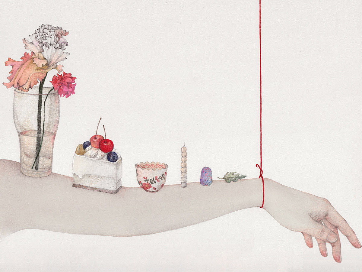 Vicki Ling, ‘Hanging by a string’